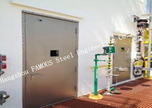 Customized Modern Industrial Steel Framed Sliding Blast Doors Explosion Resistant Door
