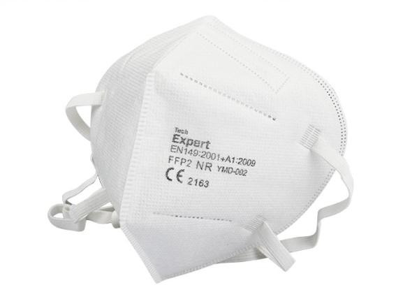 Antibacterial Anti Smoke White Head Mounted ffp2 face masks for sale