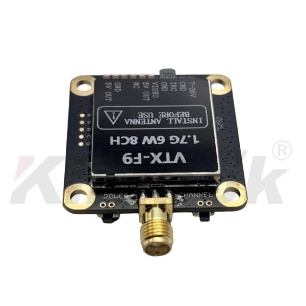 1.7Ghz 6W UAV Video Transmitter and Receiver for Skyzone FPV Goggles 1680-1960MHz VTX VRX
