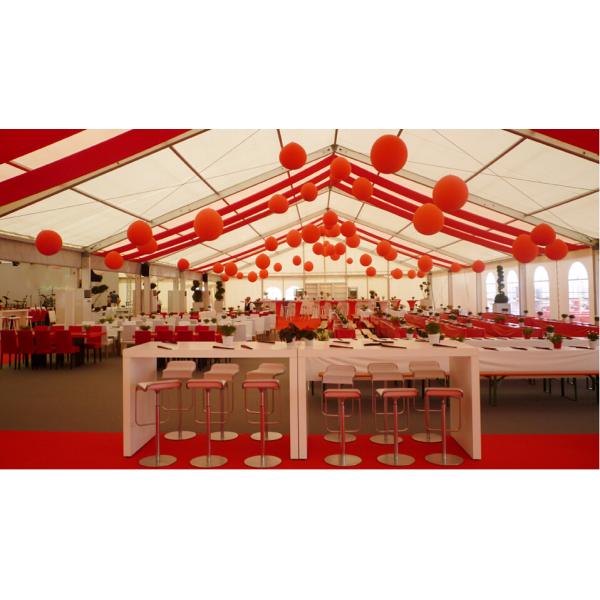 Galvanized Steel 30x50m Sporting Event Tents , White PVC Roof Aluminum Marquee