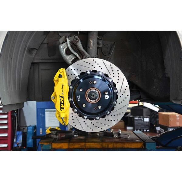 4 поршневой гоночный суппорт Hyudnai большой тормозной комплект 330*28 мм высокоуглеродистый дисковый гоночный и тормозные колодки для Mistra 17-дюймовый обод