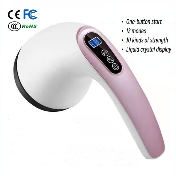 Wireless Full Body Vibration Massager Electric Body Hammer Handheld Deep Tissue Massager