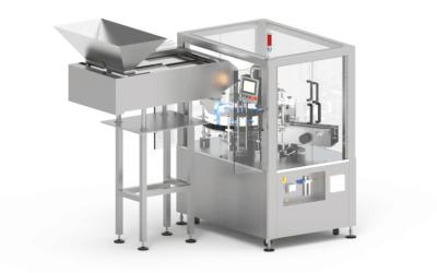 Máquina de encadernação do saquinho da máquina de empacotamento AISI da bolha do dentífrico 304