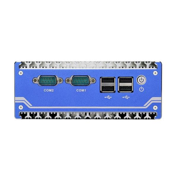 Industrial Mini PC with Intel Celeron J1900 and 2*Intel I210-AT/I211-AT 1000M LAN - Fanless Design for Harsh Environments
