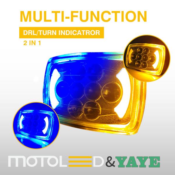 YAYE CD70 CJ125 Lampe de vélo à LED ampoule DC12V Voltage DRL / signal de virage inclus