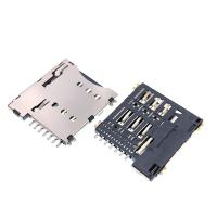 Taper va-et-vient taille micro de 7p SIM Carte Prise Connecteur 1.35mm pour la carte PCB