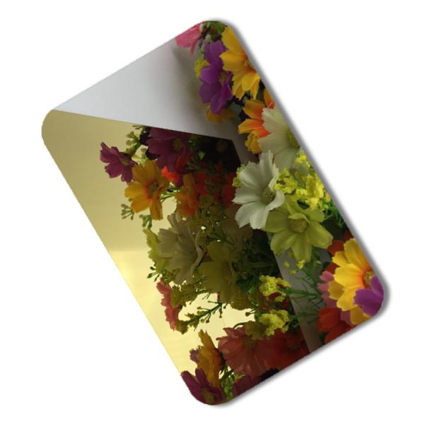 8K 1219mm Stainless Steel Rose Gold Sheet Mirror PVD Polished Decorative 201 304 316