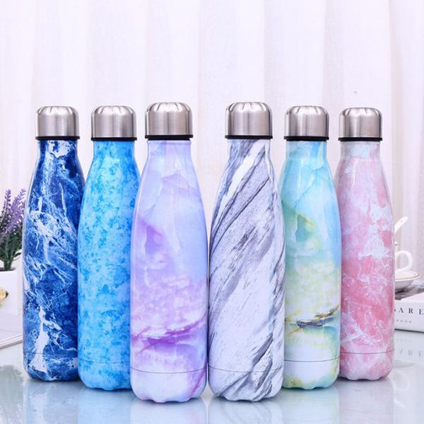 Stainless Steel Water Bottle 25oz Peacock Blue Triple Layered Vacuum Insulated Containers Keeps Drinks Cold For 48 Hours And Hot For 24 BPA Free
