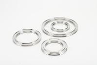 Fittings de vácuo ISO de escotilha, solda de aço inoxidável Kf40 Flange de vácuo