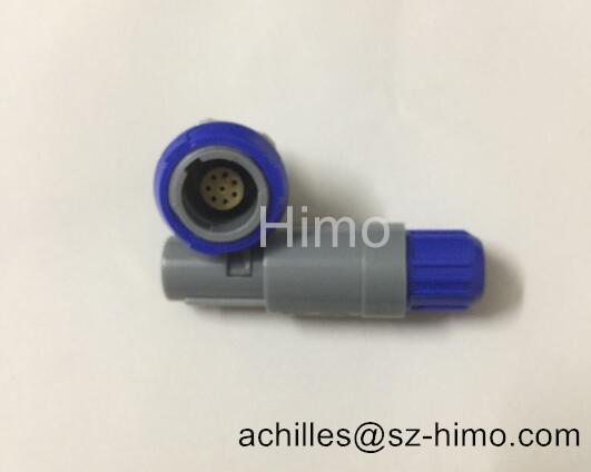 Push Pull Self-Locking Male And Female 4 Pin 1P Series Plastic Lemo Panel Mounted Socket