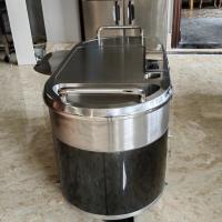 CHURRASQUEIRA TEPPANYAKI MÓVEL A GÁS EM AÇO INOXIDÁVEL 304 GREENARK TO14