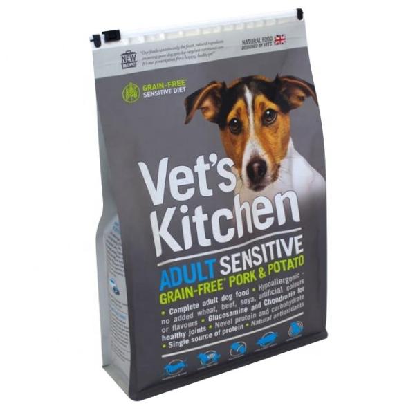 package dry plastic paper k resealable zipper flat bottom 10kg side gusset stand up packing pet food pouch