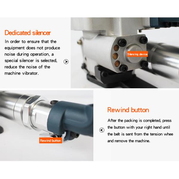 3.65kg Pneumatic Strapping Tool for PP/PET Banding Paper Packaging Material Versatile