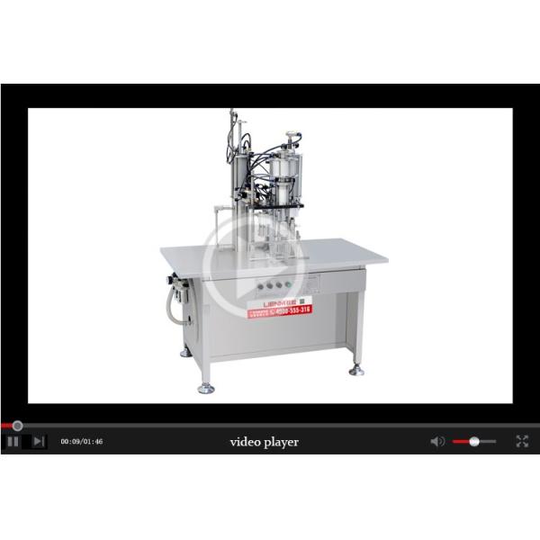 Semi-automatic Air Freshener Aerosol Can Filling Machine