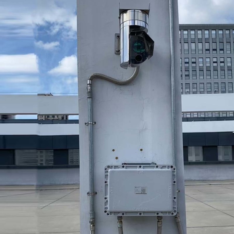 Pan Tilt TDLAS Laser Natural Gas Remote Methane Leak Detector Inspection Monitoring System