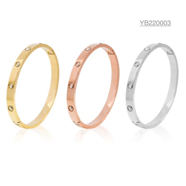 Fade Free Stainless Steel Gold Bracelet
