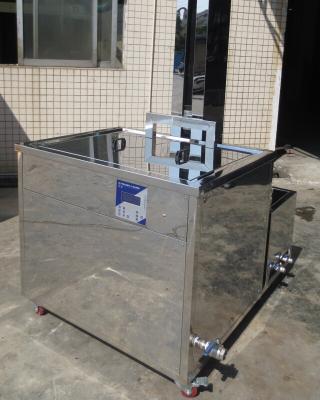 Rim Industrial Ultrasonic Parts Cleaner 360L 28K PLC Ccontrol With Pneumatic Lift