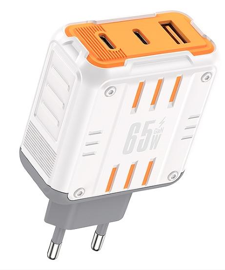 20W QC + PD Wall Charger A+C Ports, Global Compatibility  ABS Copper Material