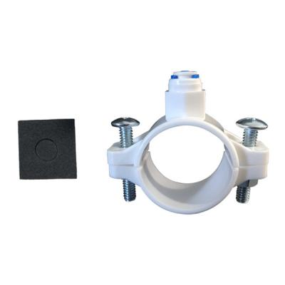 Wastewater Quick Connect Saddle Valve 1/4 3/8 Reverse Osmosis Water Filter Drain Clamp