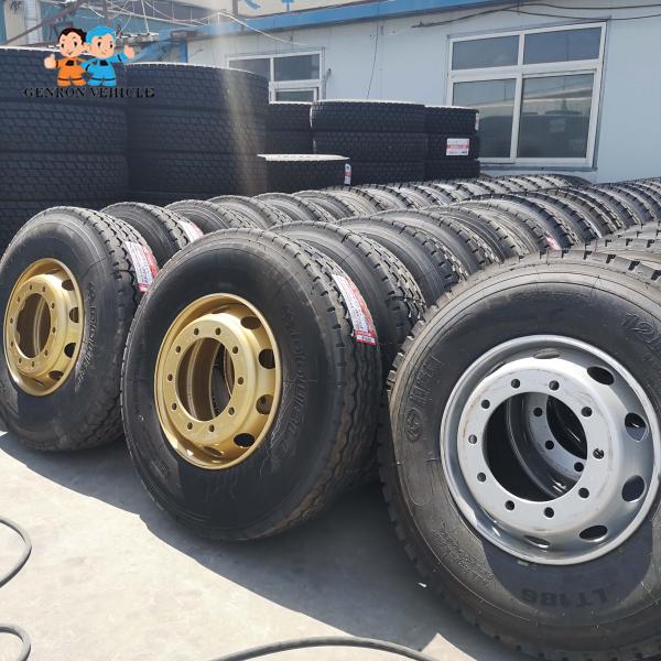 11R22.5 10 Hole 22.5Inch Aluminum Trailer Wheels For Axles