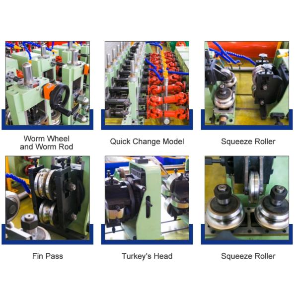 Stainless Steel SS Pipe Making Machine MS Square Tube Steel 1000kw