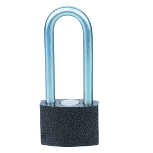 Rarlux Industrial Safety Durable High Security Solid Iron Disc Padlock 60-70mm with Plastic Painted Body and 3 Pcs Vane Keys
