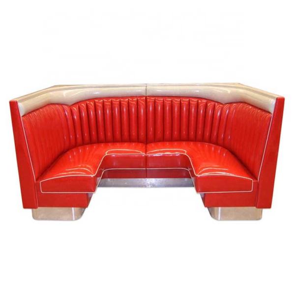 Café retro Sofa Set Restaurant Dining Booth do estilo dos anos 50 americanos antienvelhecimento