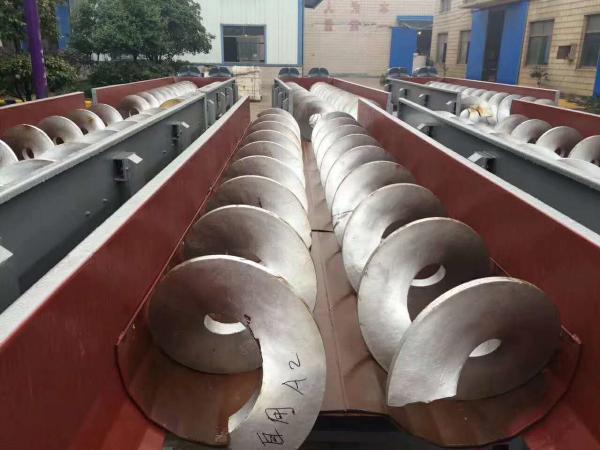 Rustproof Small Auger Spiral Flight Helical Blade For Lime Powder Conveying