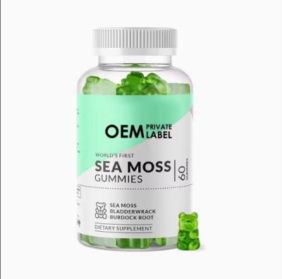 Fat Slimming Natural Metabolism Booster Supplements Vegan Organic Sea Moss Gummy Bears