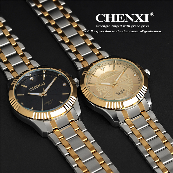 Rhinestone Watch Imitation Diamond Stainless Steel Strap Changable Rlx Quartz Mens Watches