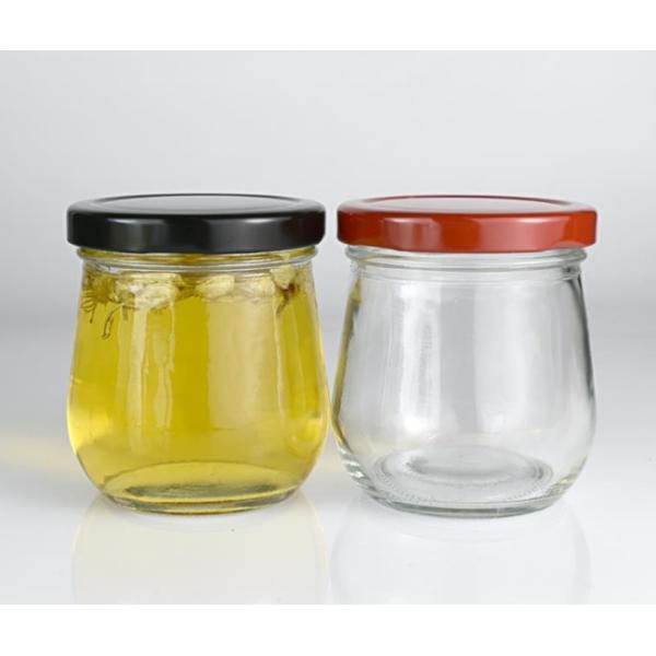 Опарникы рта 200ml природы ODM OEM белые прозрачные большие стеклянные с крышками