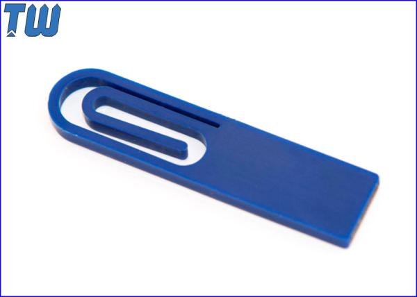 Portable Plastic Paper Clip 2GB Usb Disk for Company Gift and Business Man