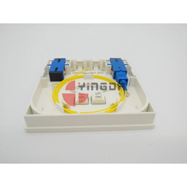 2 Port Fiber Optic Termination Box With SC/APC fiber optic junction box