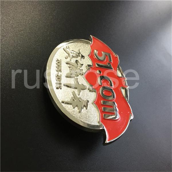 Company anniversary celebration commemorative medal custom, corporate anniversary celebration metal badge custom