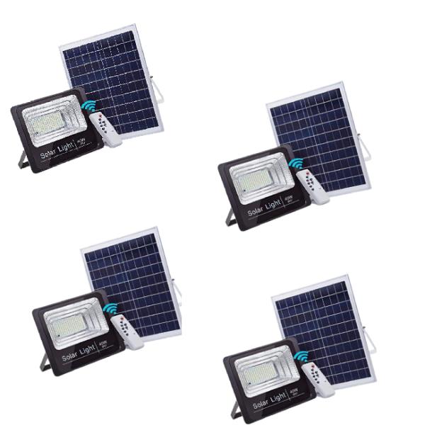 RoHS IP 67 60 Watts Solar Flood Light For Exterior Wall Outdoor