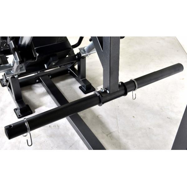 Grey/Black Gym Leg Press Hack Squat Machine LCL Support Adjustability