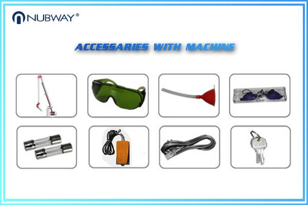 Korea Arm USA Emitter Medical Use Pigment Lesions Q Switch Nd Yag Laser Tattoo Removal Machine