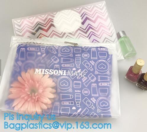 Cheap Frosted PVC Zip Lock Document Bag With Customized Logo，A4 PP /PVC Plastic clear File Folder/Document Bag with Fast