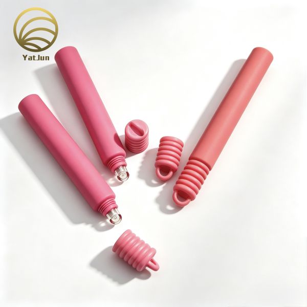 10ml Empty packaging Lipgloss Tubes for Lip Balm Liquid Lipstick Cosmetic Squeeze Tube with silicone Applicator 