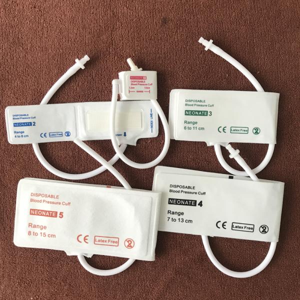 Disposable Single Tube Neonatal Nibp Cuff Adult Blood Pressure Cuff