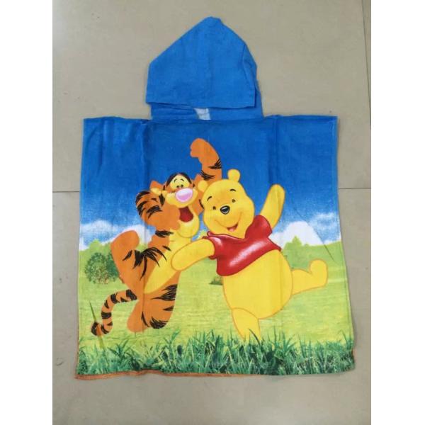 Summer Baby Bathrobe Children Beach Cloak Hooded Towel Bathrobe Towel