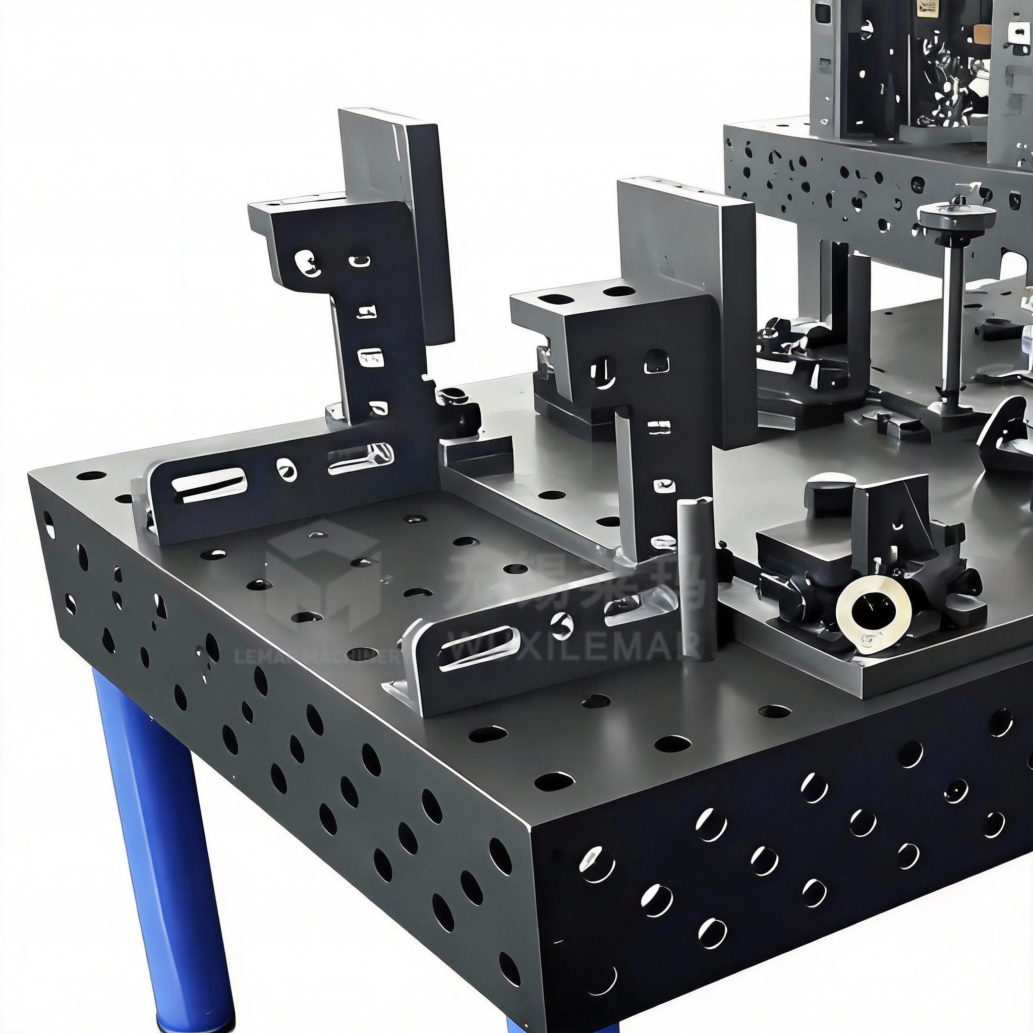 D16 3D Welded Machine Table 5 Sided Precision Surfaces 100mm 150mm