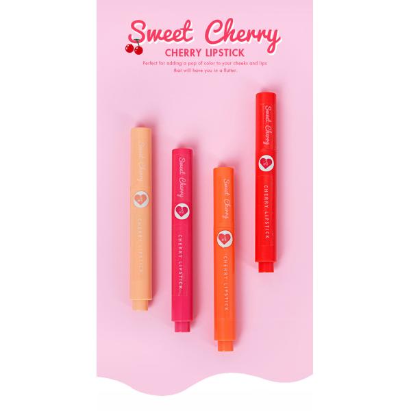 Heart Shaped Long Lasting Waterproof Lipstick Sexy Red Matte Creamy Lipstick 1.5g