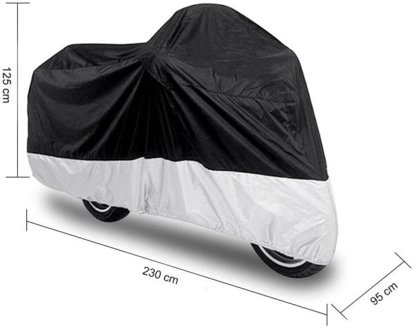 Oxford Fabric Motorcycle Rain Cover , XL Heavy Duty Rain Cover UV Protection