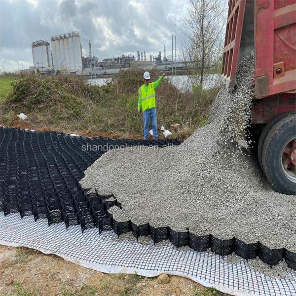 Промышленный HDPE почвенный стабилизатор Геоклеточный пластиковый гравийный стабилизатор для стабилизации