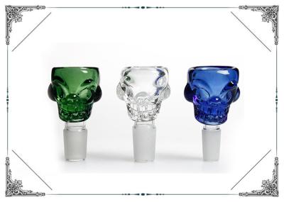 Skull Bowl 14mm 18mm Male Colorful Thickening Glass Water Bongs Accessories