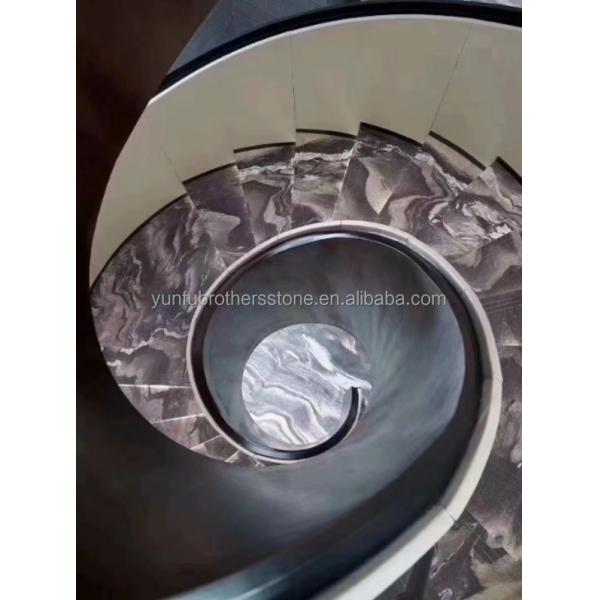 Indoor Fragrant Snow Plum Fireplace Surround in Arched French Style Stone for York Homes