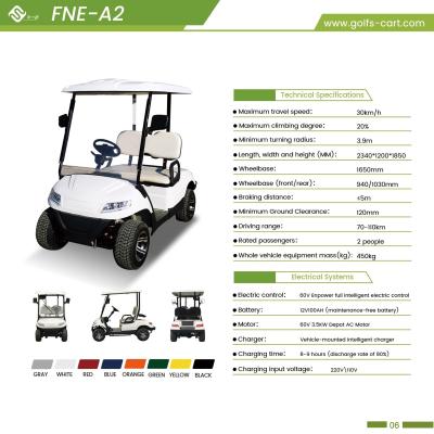 Personalização 3,5kw elétrico 60v carrinho de golfe 4x4 para grandes comunidades