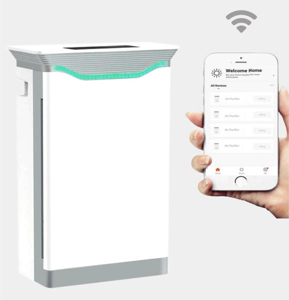 Purificateur d'air True Hepa Filtre refroidisseur d'air et purificateur machine portable Hepa Filtre purificateur d'air pour la maison