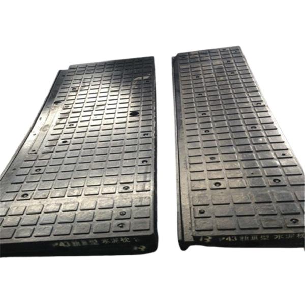 Panel de cruce de nivel de goma negra personalizable P50 P60 para construcción ferroviaria